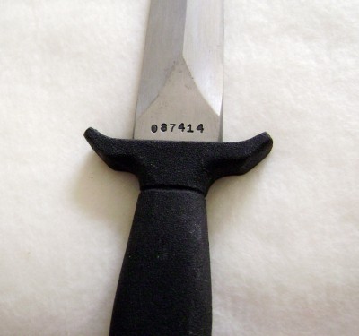 Gerber MK-1 blade back mark.JPG