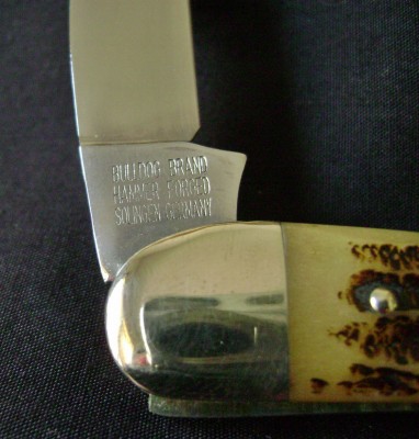 Bulldog Whittler 2nd Cut Stag - Tang Stamp Pile Side.JPG