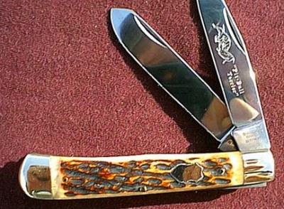 This is a  Bulldog Terrier.   Im not sure if its stag or 2nd cut...  I might have  to pull out the  old  price books