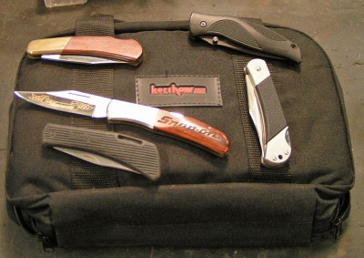Great Kershaw carry case.