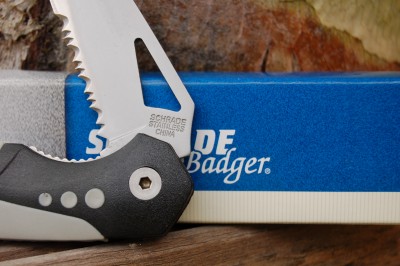 The Serrated Blade has a Satin finish.