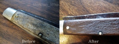 Meridian_Mike's Knife - Before & After an oil rubdown.JPG