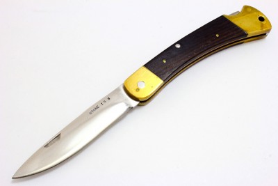 G. W. Stone folding hunter on Buck frame
