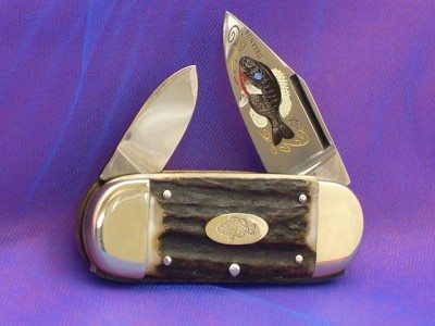 '97 baby prototype Sunfish - great stag but ugly blade