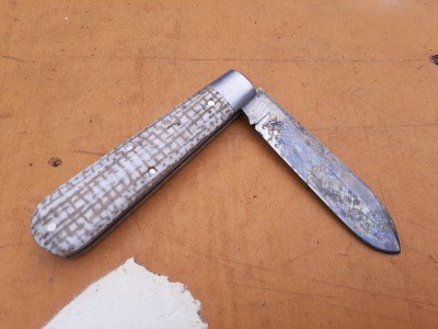 Frosted Mini Wheats micarta #86