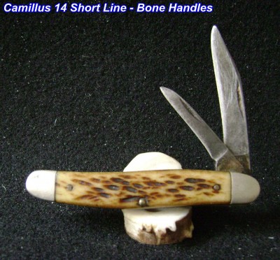 15th Camillus 14 Short Line - Bone Handles Labeled.JPG