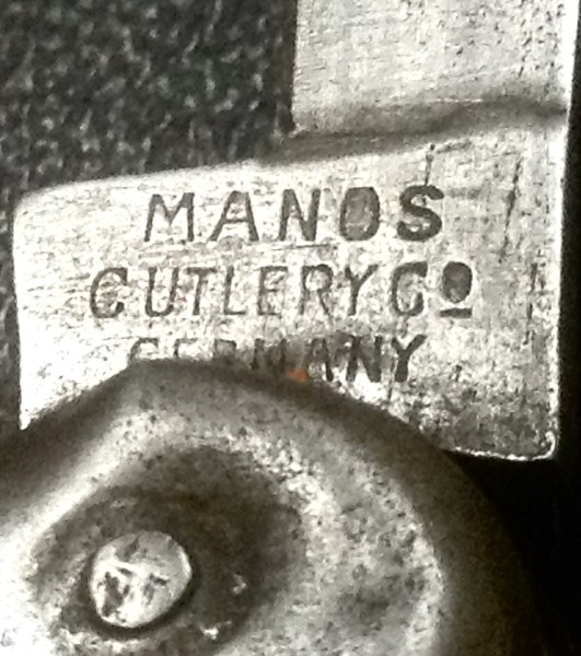 The Secondary Blade Front Tang Stamp.
