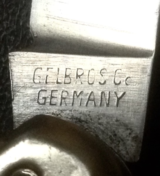 The Main Blade Front Tang Stamp.