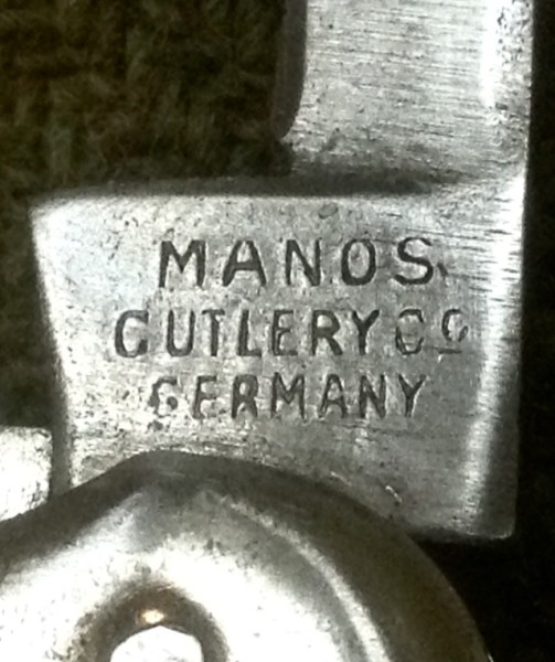 The Secondary Blade Front Tang Stamp.