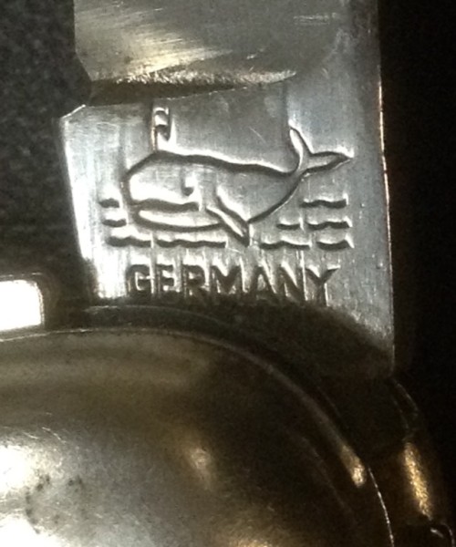 The Main Blade Front Tang Stamp.