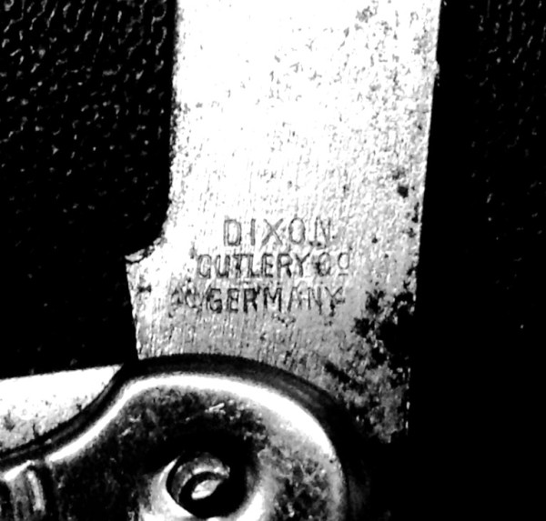 The Main Blade/Tool Front Tang Stamp.