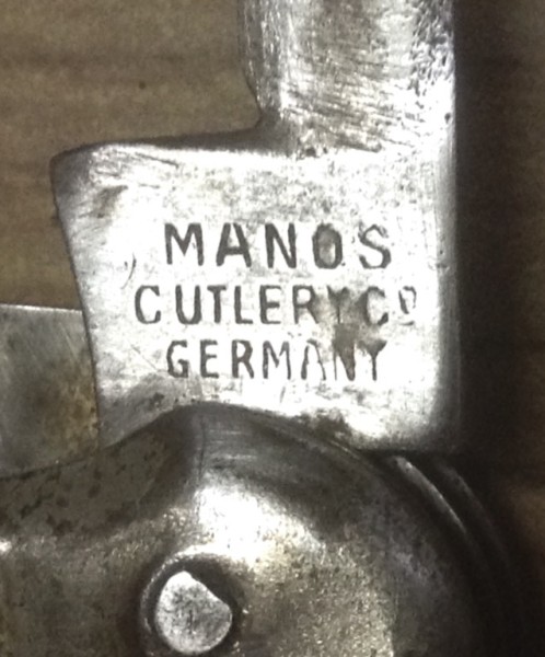 The Secondary Blade Front Tang Stamp.