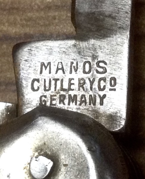 The Secondary Blade Front Tang Stamp.