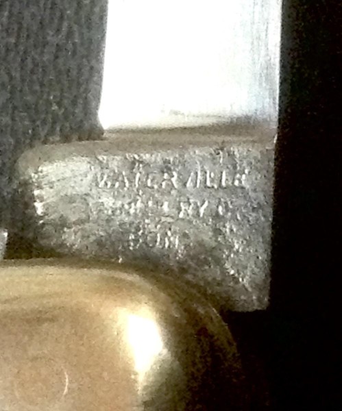 The Secondary Blade Back Tang Stamp.
