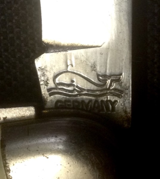 The Main Blade Front Tang Stamp.