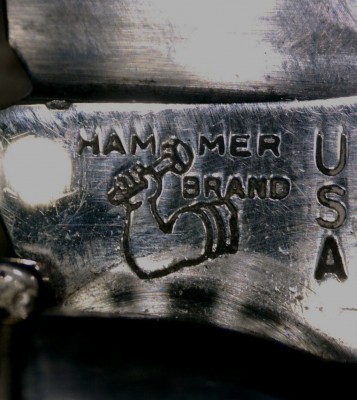 Third Imperial Knife Company stamp used from 1945 through 1955 (post war stamp)