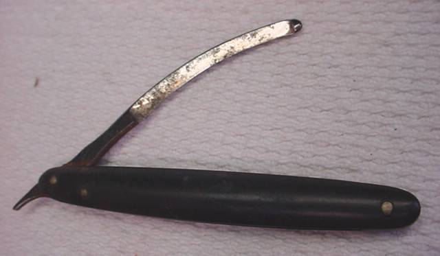 Antique Civil War Era Folding Corn Razor Knife Medical -0.jpg