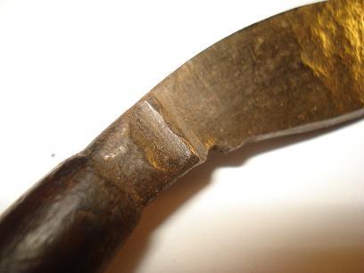 18TH CENTURY EUROPEAN TOBACCO-SPICES 5 INCH KNIFE SHAPE-2.jpg
