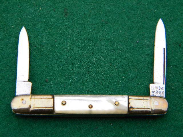 Clark Bros. Germany Carved Pearl Pen Knife - C.1895-1929