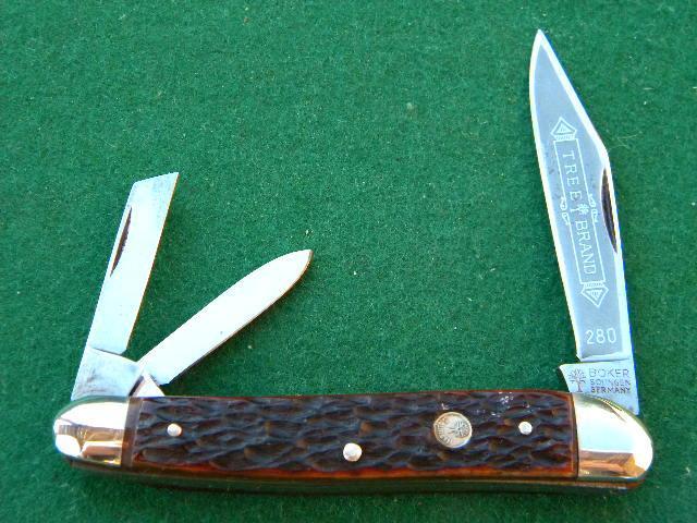 Boker Solingen Germany Tree Brand Bone 280 Whittler Knife