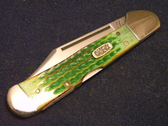 小物 lethal weapon Case XX USA 1999 Lizard Skin Burnt Lite Green Bone 61549L SS