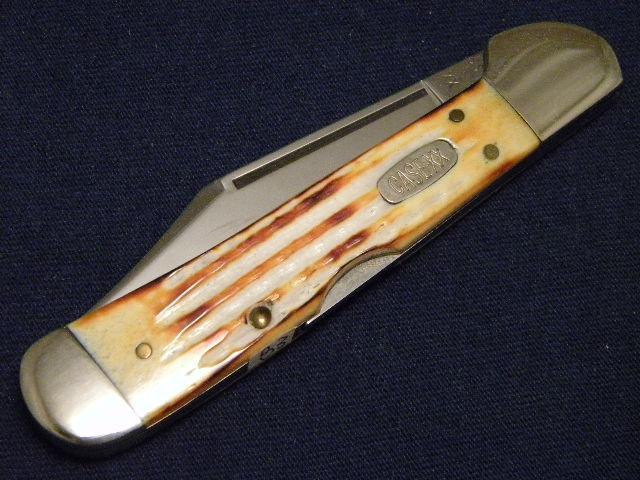超話題新作 Case SS 61549L Bone Jigged White Burnt 1997 USA XX バッグ