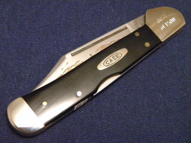 Case XX USA 1998 Slick Black 21549L SS Biker/Motorcycle Copperlock
