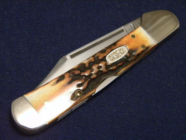 口コミ・レビュー評価が高いおすすめ人気商品の通販 USA XX Case 1997 NIB - Knife Copperlock SS 51549L Stag Genuine TVドラマ