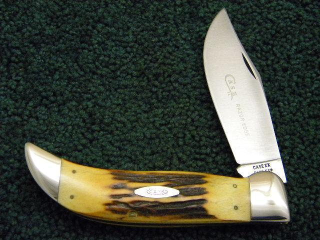Case XX Hand Made USA 4 Dot (1976) Stag 5172 SSP Razor Edge