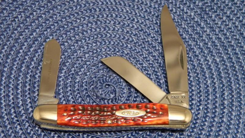 Case XX USA 1965-69 Bone 6347 HP Stockman Knife