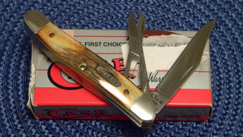 Case XX USA 5 Dot (1995) Stag 52087SS SC Little 2 Blade Stockman