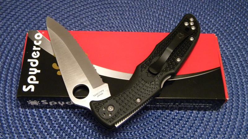 【福袋セール】 VG-10 Spyderco Seki-City Endura Serrated C10SBK Japan パンツ