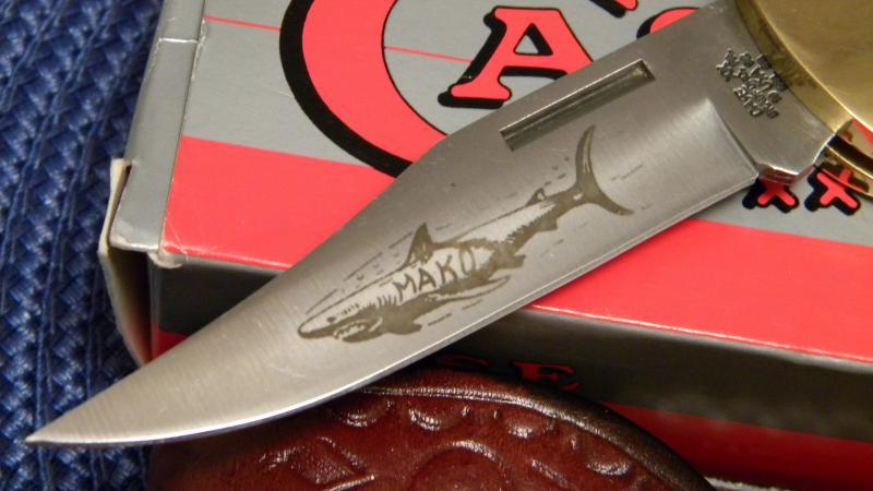 Case XX Bradford, PA USA 1992 P158L SSP Wood Mako Lockback
