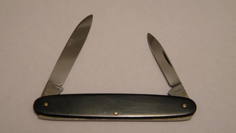 Hoffritz NY Germany Stainless Little 2 Blade Pen Knife Mason