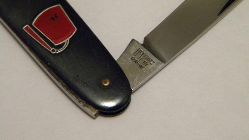 Hoffritz NY Germany Stainless Little 2 Blade Pen Knife Mason