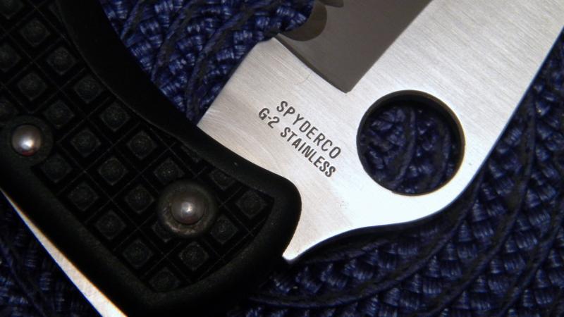 Spyderco G-2 Stainless Seki-City Japan C10SBK Serrated