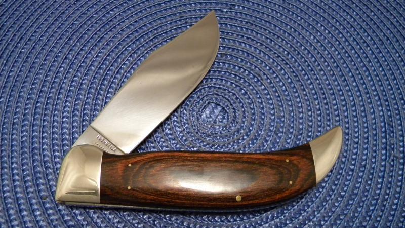 Case XX USA 7 Dot (1973) Wood P172 Buffalo Clasp Knife - NIB