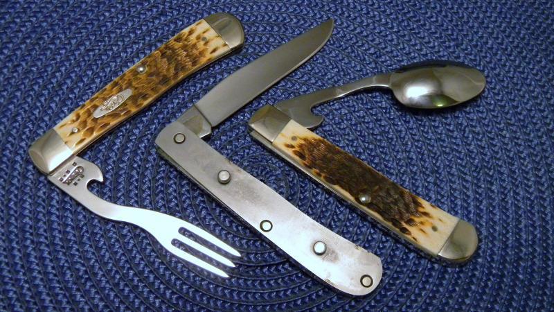 Case XX USA 2003 Amber Bone 6354HB SS Hobo Knife