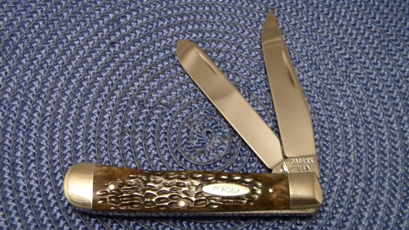 Case XX USA 2 Dot (1978) Bone 6254 Trapper Knife