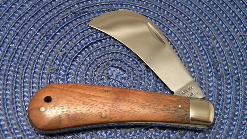 超人気の雑貨店 Wood (1970) Dot 10 USA XX Case 11011 Knife Hawkbill パーツ