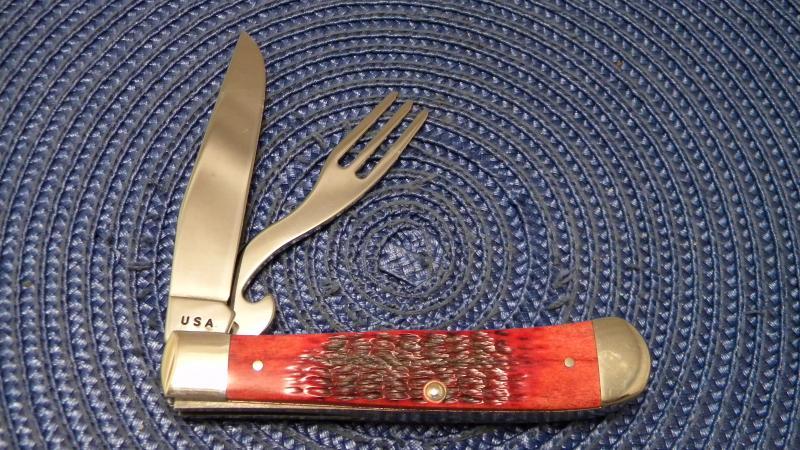 c−boy Case Boy Scouts of America Jigged Dark Red Bone Eagle Scout