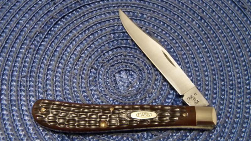 豊富なギフト Case XX Trapper Slimline SS 61048 Delrin (1989) Dot 1 USA SS テーブル・チェア・ハンモック