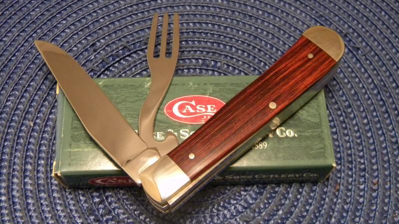 Case XX USA 2000 Rosewood 7254HB SS Take Apart Hobo Trapper Case XX USA 2000 Rosewood 7254HB SS Take Apart Hobo Trapper