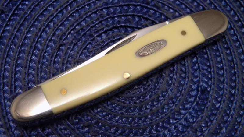 Case XX USA 2004 Yellow 3247H SS Bird Hook Knife in Box Case XX USA 2004 Yellow 3247H SS Bird Hook Knife in Box