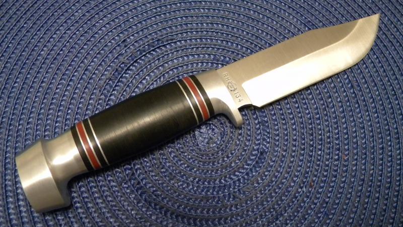Remington USA Stacked Leather RH-134 Fixed Blade Sheath Knife - NIB