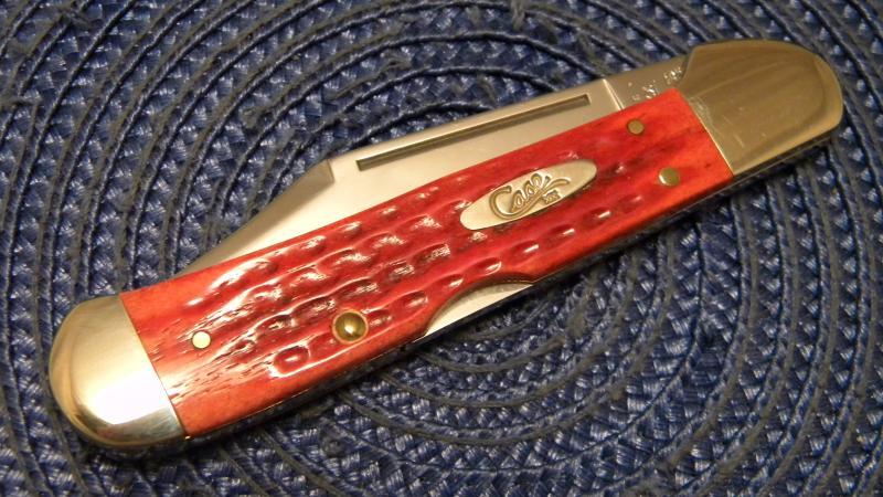 Case XX USA 2001 Pocket Worn Old Red Bone 61549L SS
