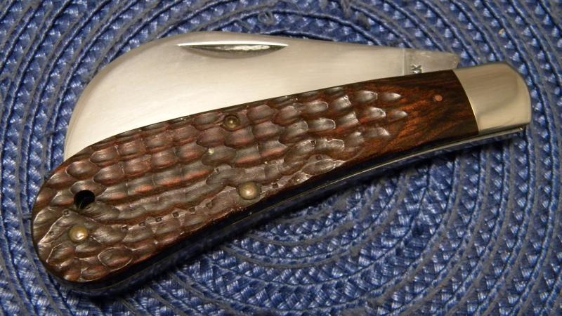 Case XX USA 8 Dot (1972) Wood 61011 Hawkbill Pruner Knife Case XX USA 8 Dot (1972) Wood 61011 Hawkbill Pruner Knife