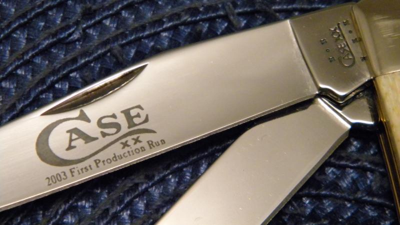 Case XX USA 2003 Antique Bone First Production Run 6254 SS Trapper