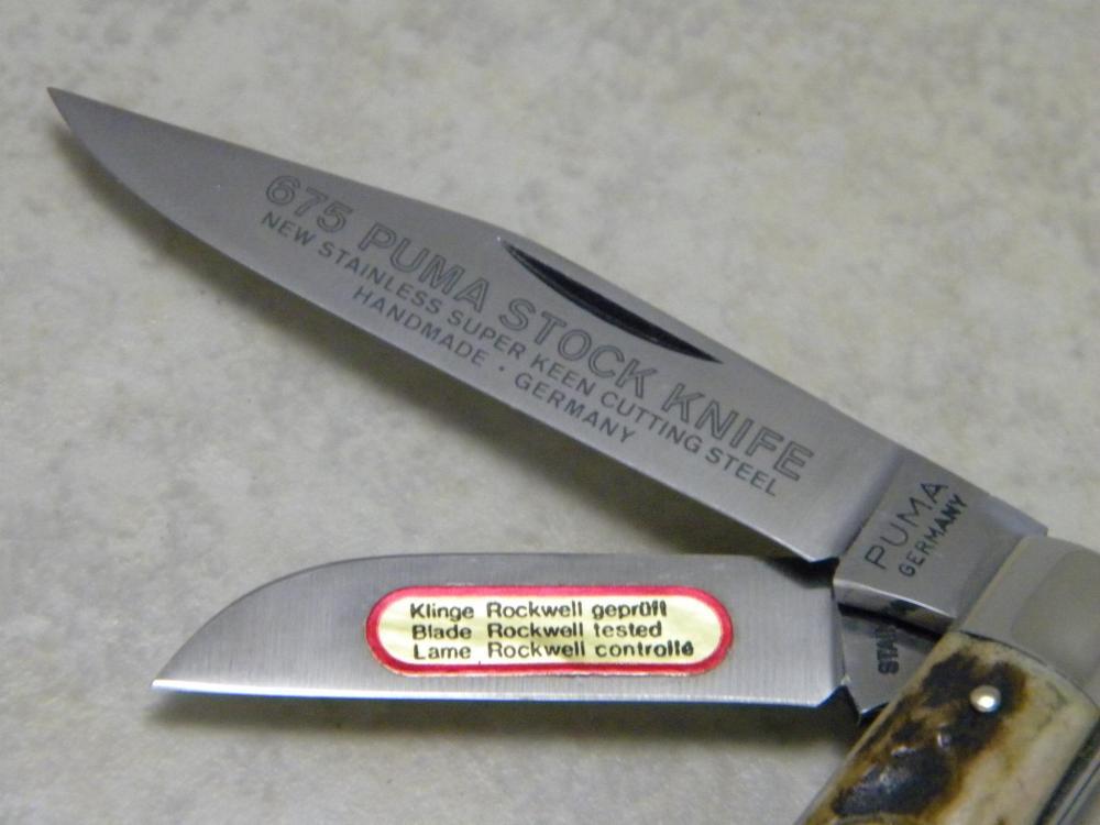 Puma Germany Stag 675 Stainless Stockman Knife c.1979