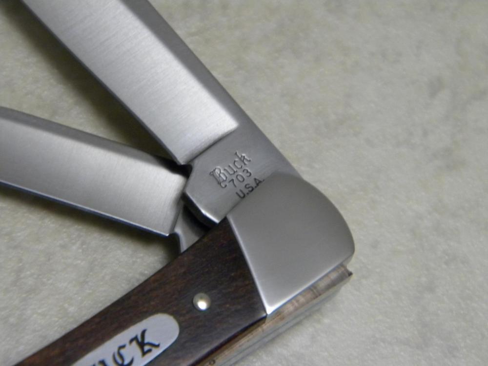 Buck USA Model 703 Wood Colt Stockman Knife in Box c.Pre1986